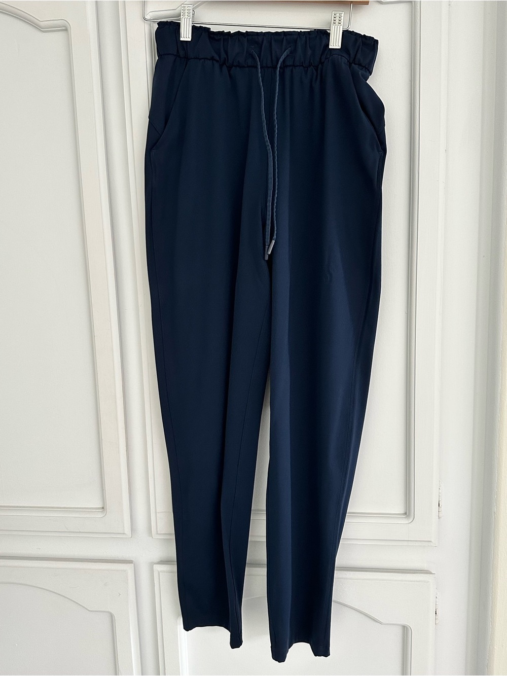 lululemon athletica Navy Elastic-Waist Track Joggers